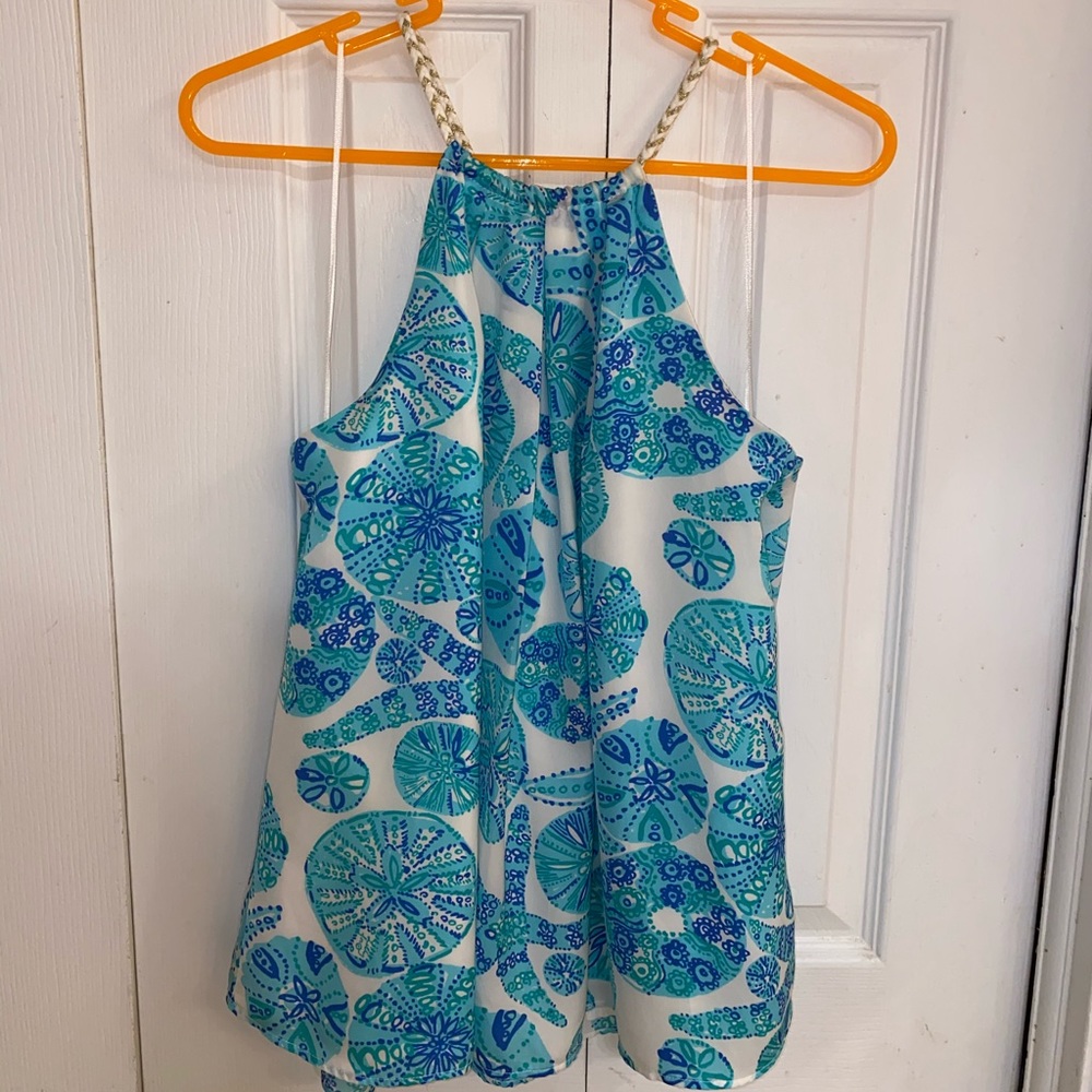 Lilly Pulitzer for Target blue seashell top
